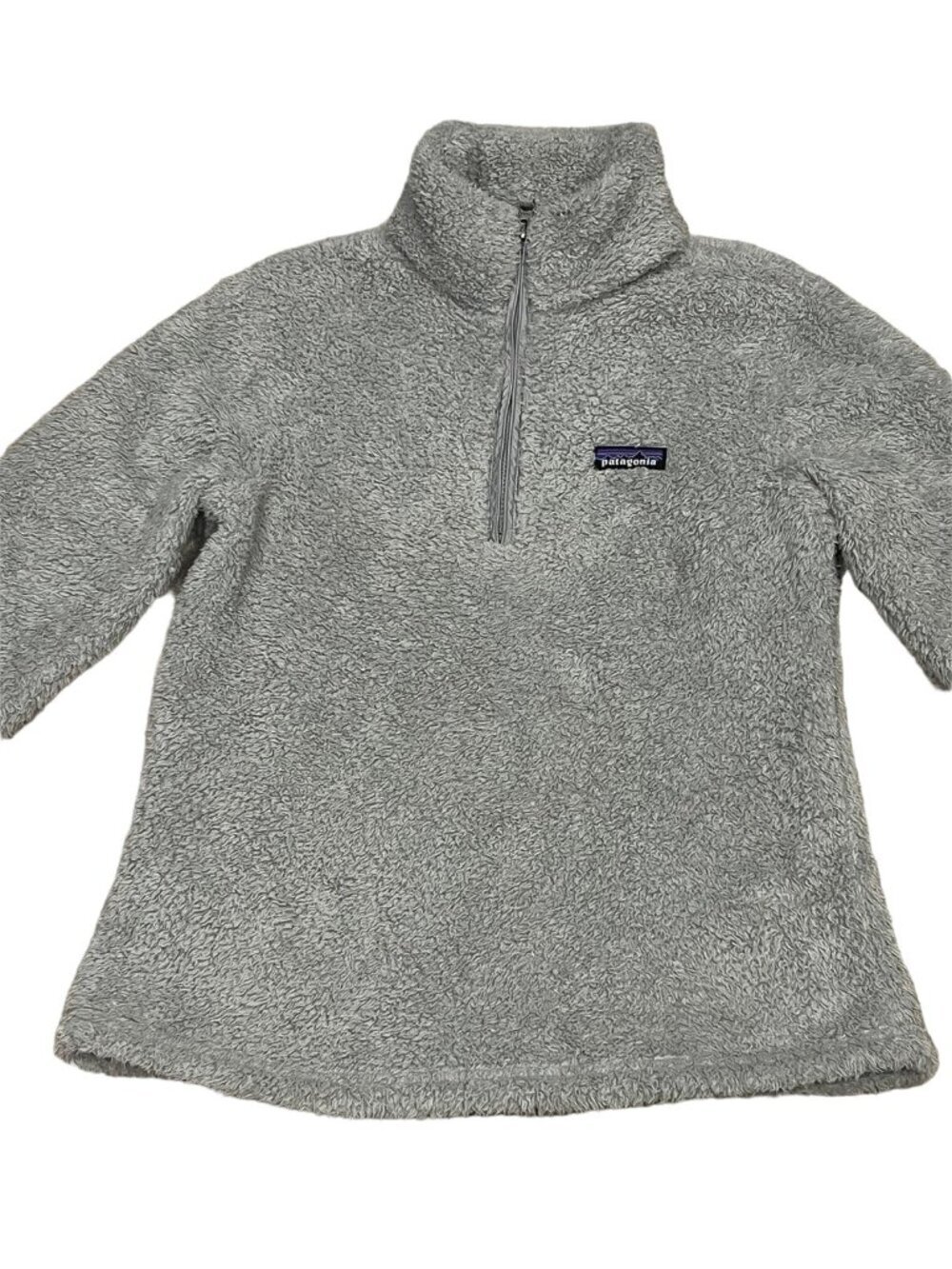 Patagonia Worn Wear Los Gatos Fleece 1/4 Zip in Grey - Women's Small